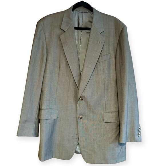 Hickey Freeman Other - Hickey Freeman Regent Gray Sport Coat Jacket Blazer Men's size 44L 100% wool